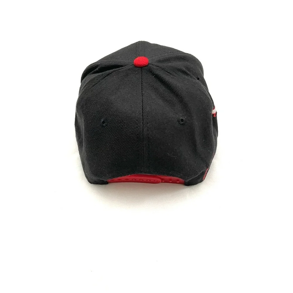 Chicago‎ Bulls New Era Snakeskin Bill Snapback Hat Black NBA Hardwood Classics